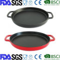 Round Nonstick Preseasoned Cast Iron Griddle Plate